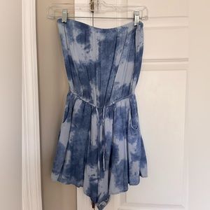 hollister tie dye romper